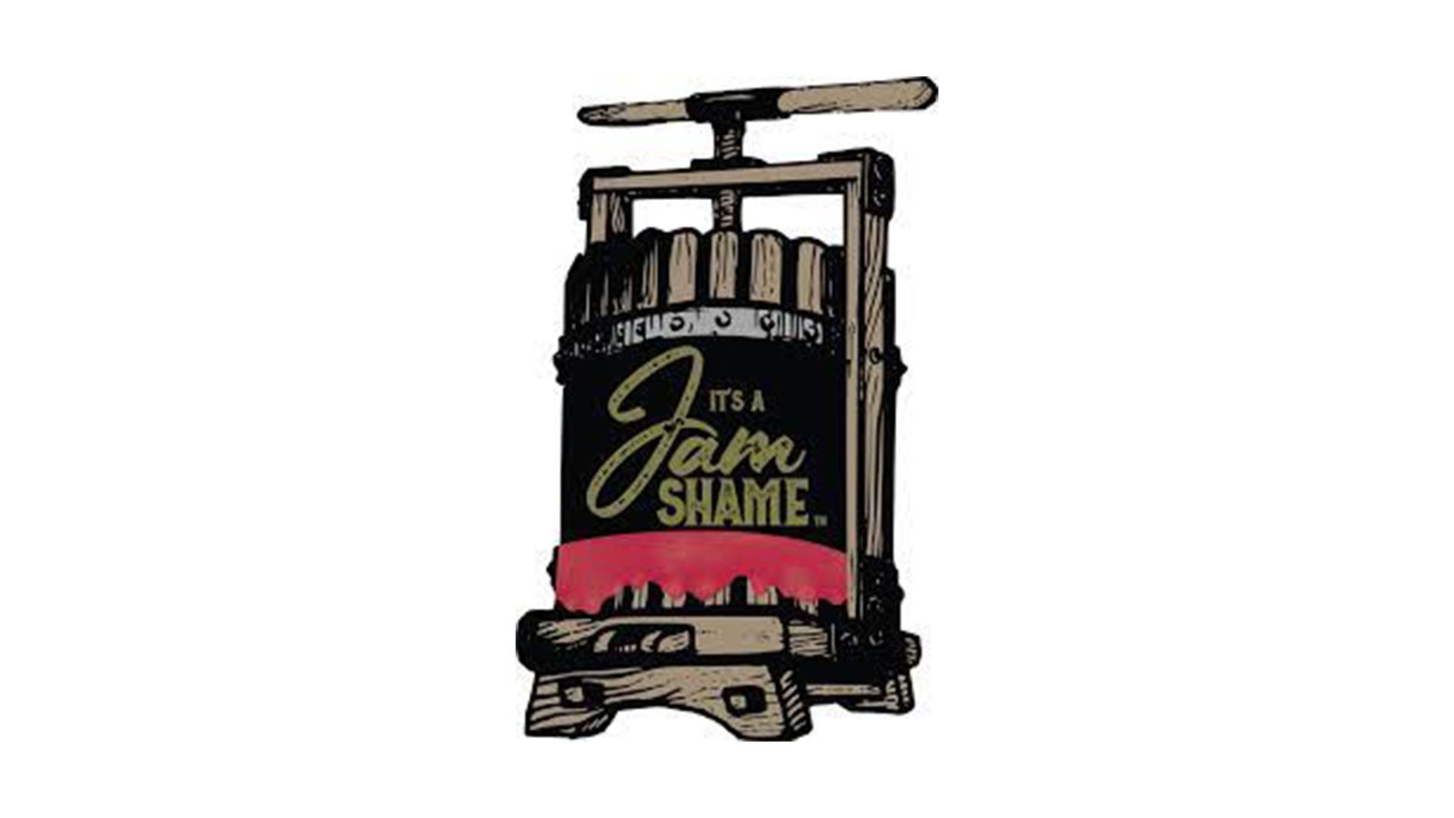 Our co-packing service customer, "It's A Jam Shame's" Logo