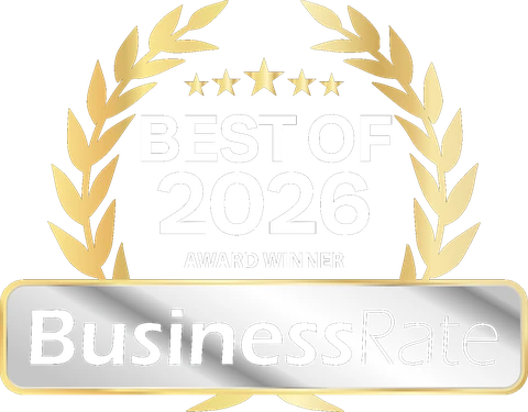 BusinessRate Best of 2026 Award Winner badge